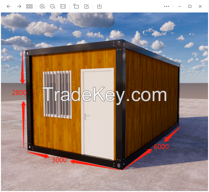 Best-selling steel fast assemble prefab house container on construction site detachable container house price 