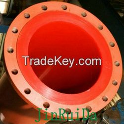 Wear Resistant Polyurethane Lined Steel Pipe line Fitting