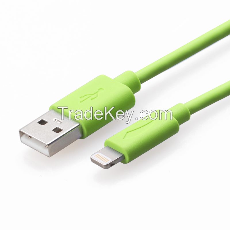 High Quality MFi Certificated Wholesale USB Charger Cable for iOS