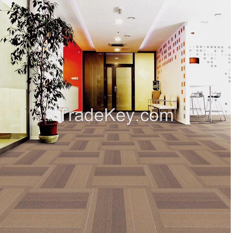 Commercial Usage Office Floor Carpet Tile 50X50