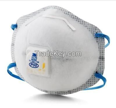 3M 8576 Particulate Respirator , P95, with Nuisance Level Acid Gas Relief, 80 ea/Case