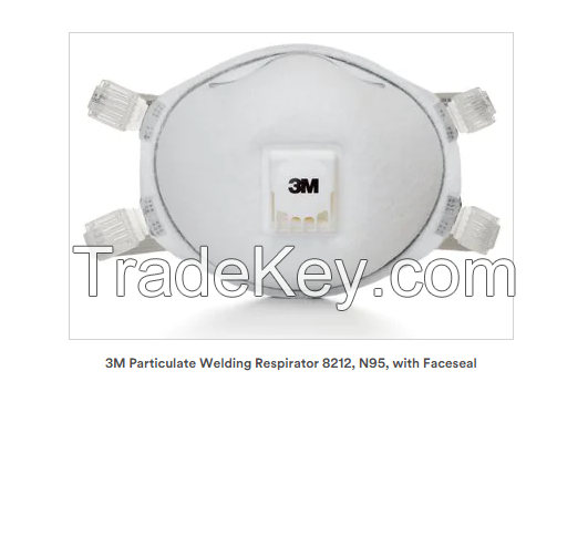 3M 8212 Particulate Welding Respirator , N95 with Faceseal 80 ea/Case