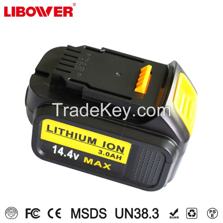 DCB140 DCB143 5Ah replacement  power tools cordless drill battery for dewalt battery 14.4v lithium ion 