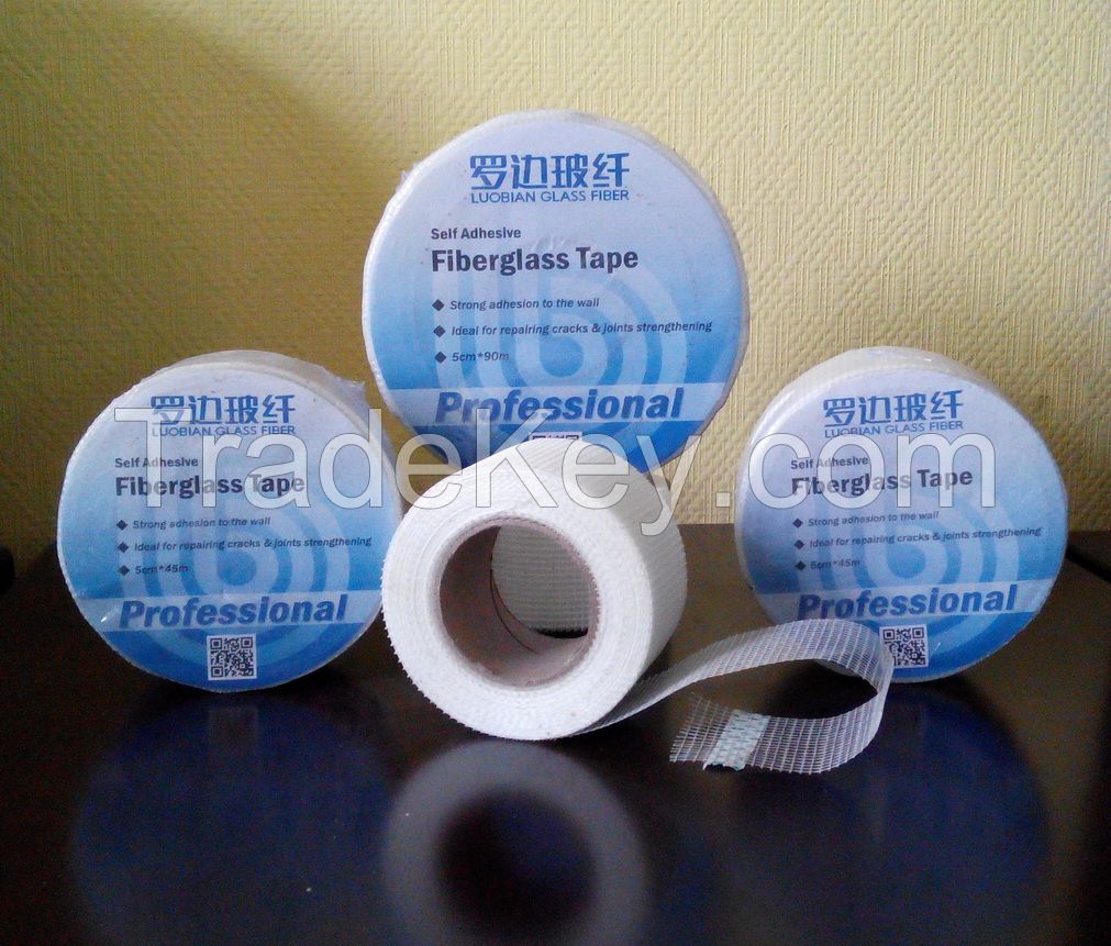 Self Adhesive Fiberglass Drywall Joint Tape/Self Adhesive Fiberglass Mesh Tape