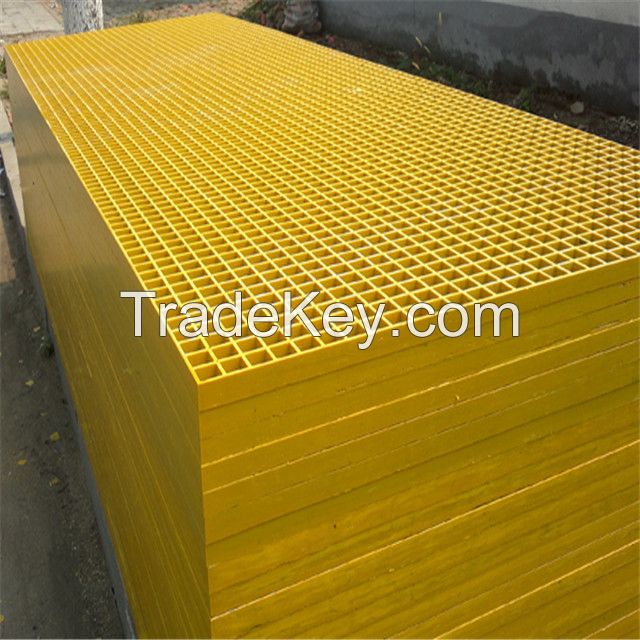 Corrosion resistant GRP FRP plastic floor trap molded grating