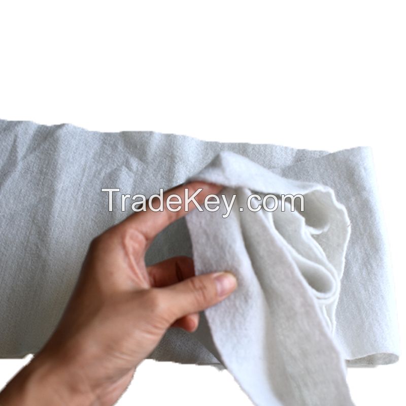 Polypropylene staple fiber needle punched non-woven geotextile