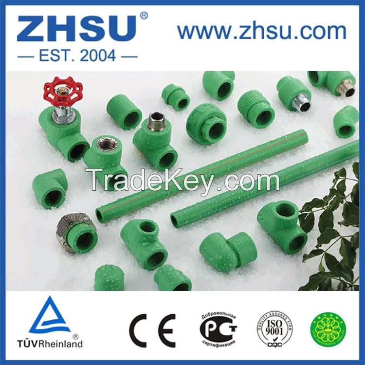 ISO/DIN standard High Quality DN20- DN160 PPR pipe and fittings