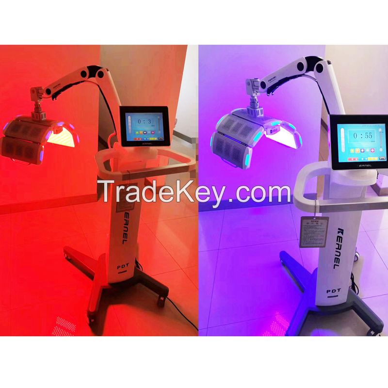Kernel KN-7000D Tri color LED light therapy acne skin rejuvenation tightening anti-aging facial spa beauty photodynamic therapy machine