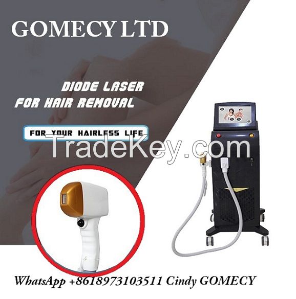GMS portable laser beauty equipment 808/810nm wavelenth diode laser for hair removal