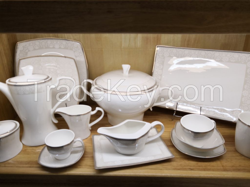 bone china dinner set , ceramic tableware , bone china , fine bone china