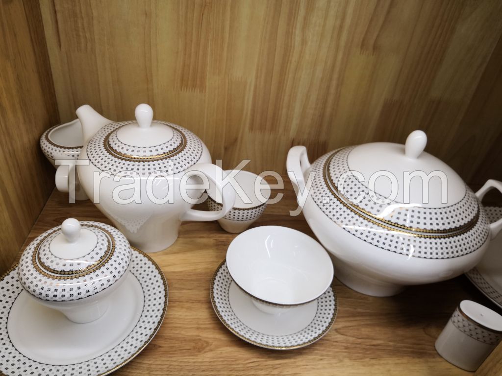 bone china dinner set, ceramic tableware , fine bone china , bone china