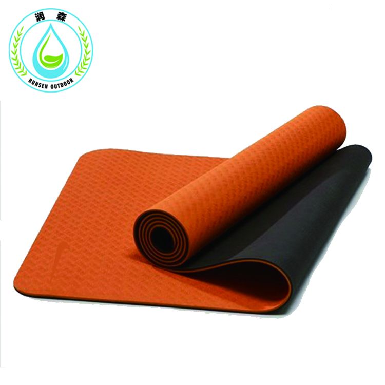 RUNSEN Yoga Mat TPE Non-slip Fitness Slim Yoga Gym Exercise Mats Environmental Tasteless Pad Fitness yoga Mat 