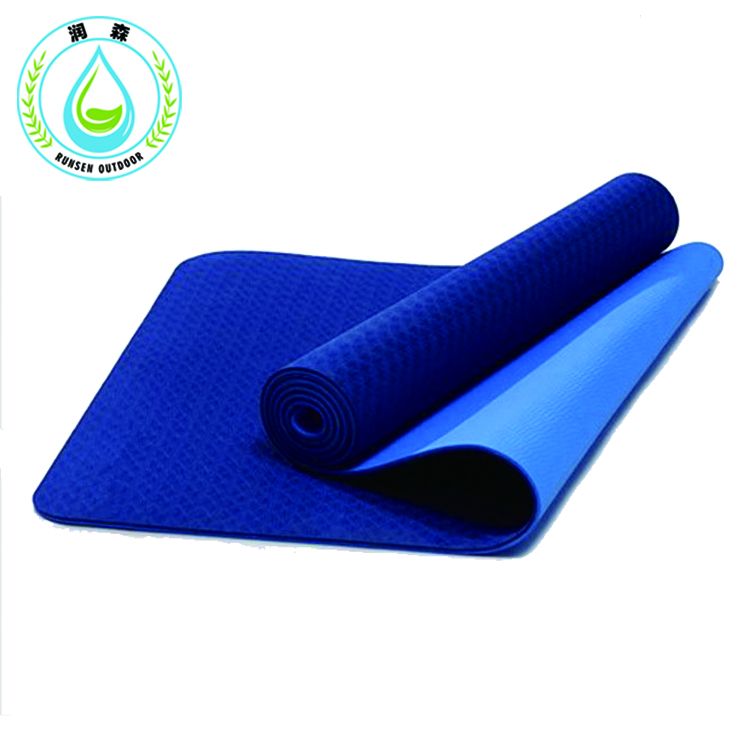 RUNSEN Yoga Mat TPE Non-slip Fitness Slim Yoga Gym Exercise Mats Environmental Tasteless Pad Fitness yoga Mat 