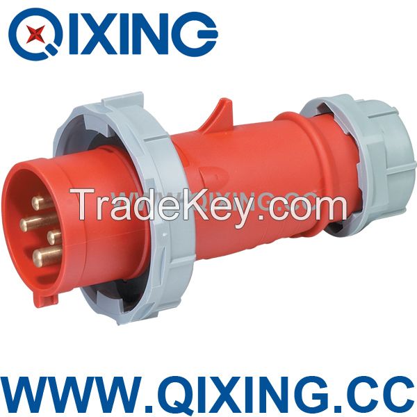three phase male and female industrial plug and socket