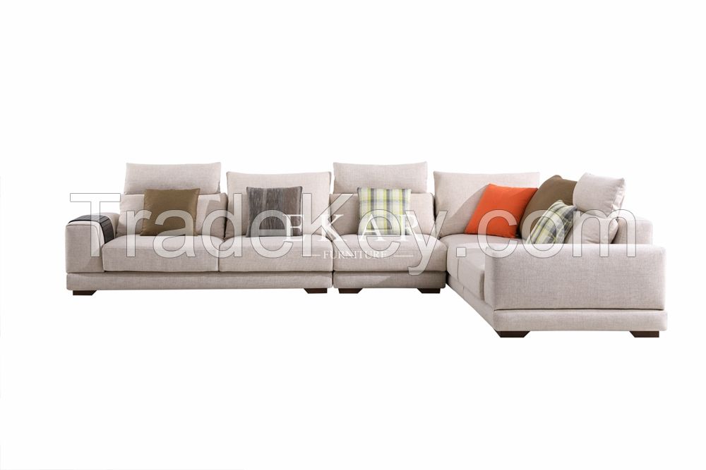Italian Living Room Furniture Imported Hot Fabric Modern Design Sofa