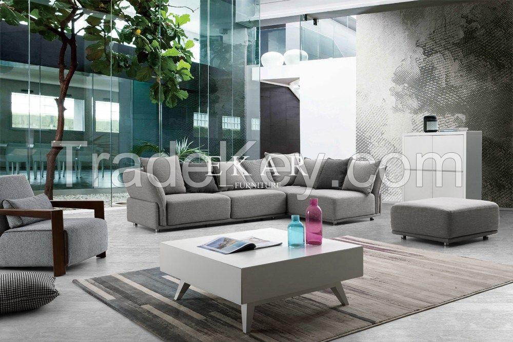 New House furniture Sectional Cushion Fabric Living Room Sofa Set Designs