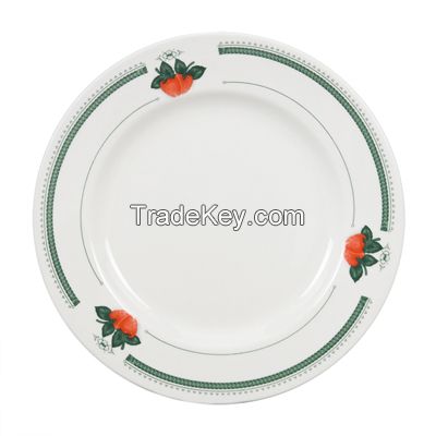 8&quot; Sublimation Rim Plate w/Green Strawberry