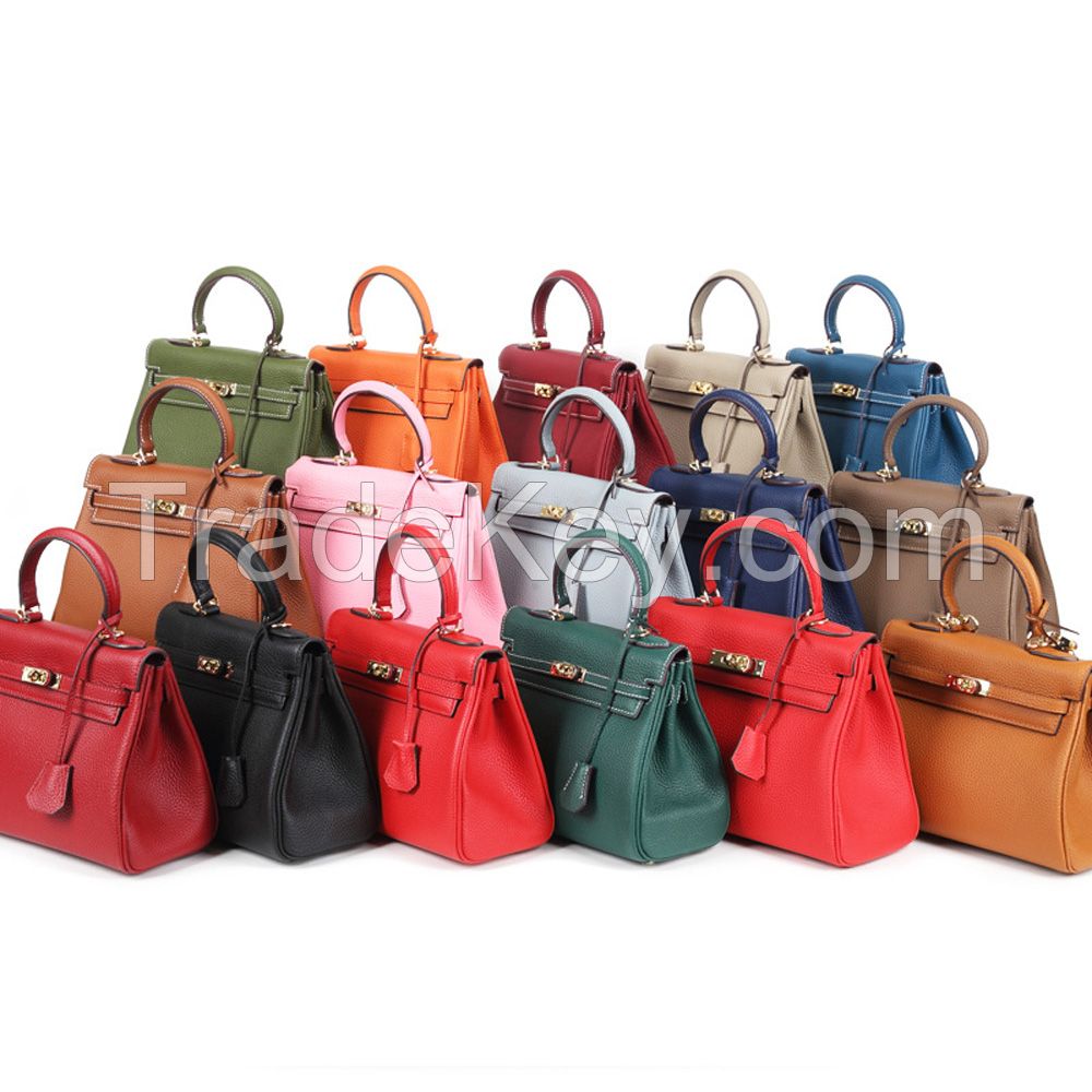 Luxury Handbag Designer Togo Leather  Tote Shoulder Purse