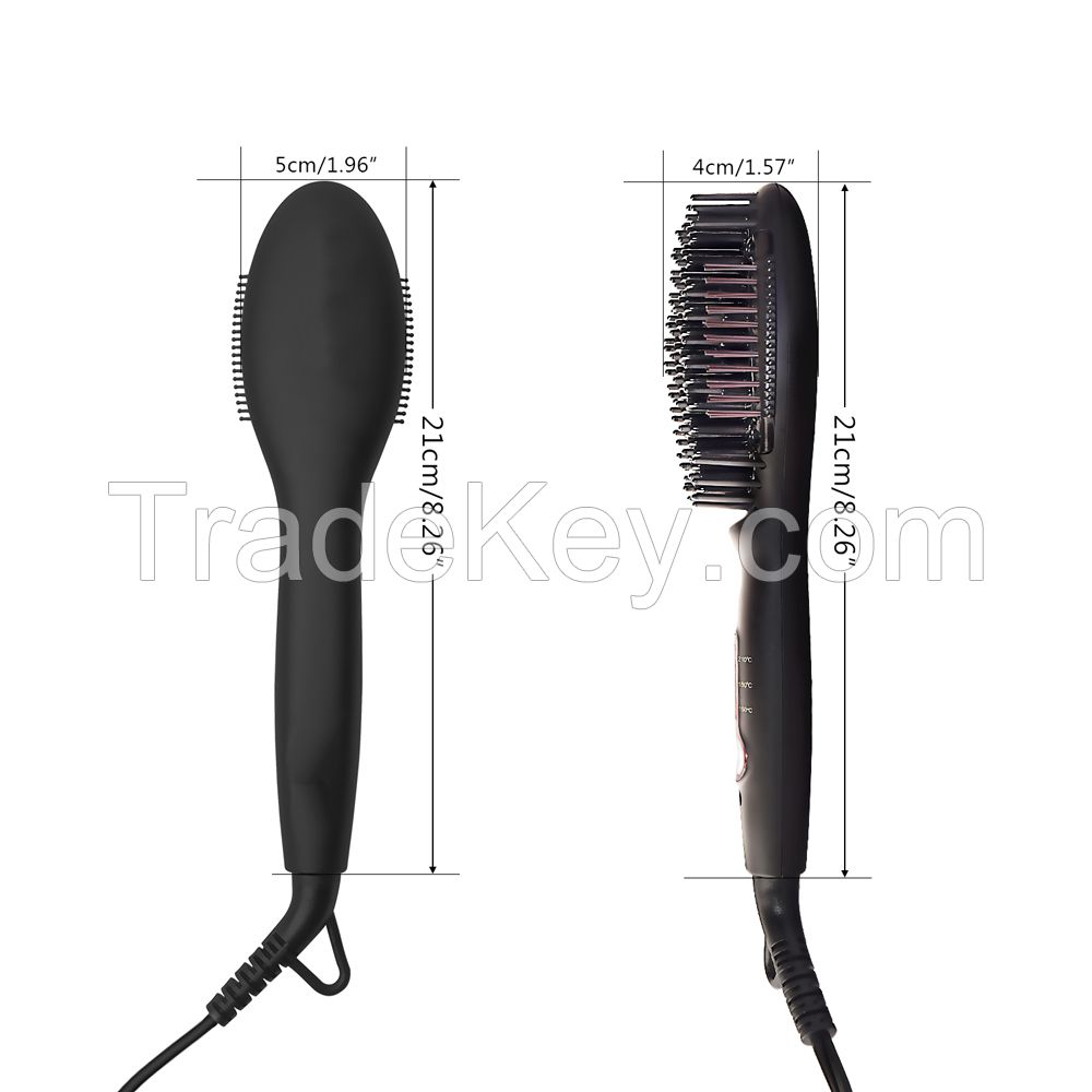 Mini hair heating brush