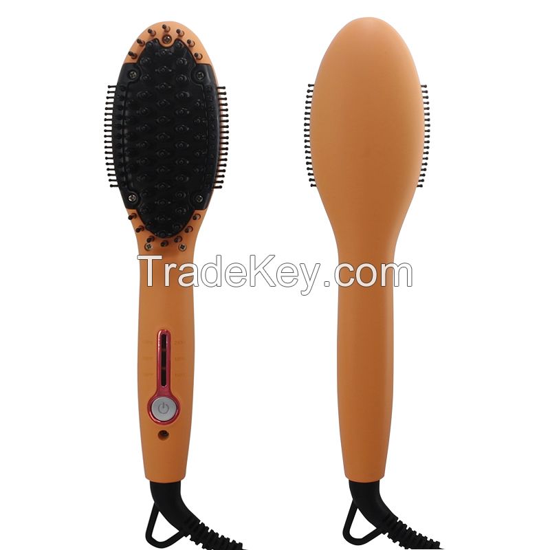 Mini hair heating brush