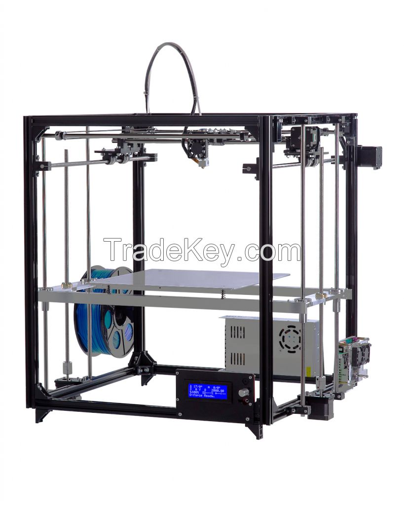 FLSUN Cube 3d Printer DIY Kit Touch Screen Auto Leveling printing size