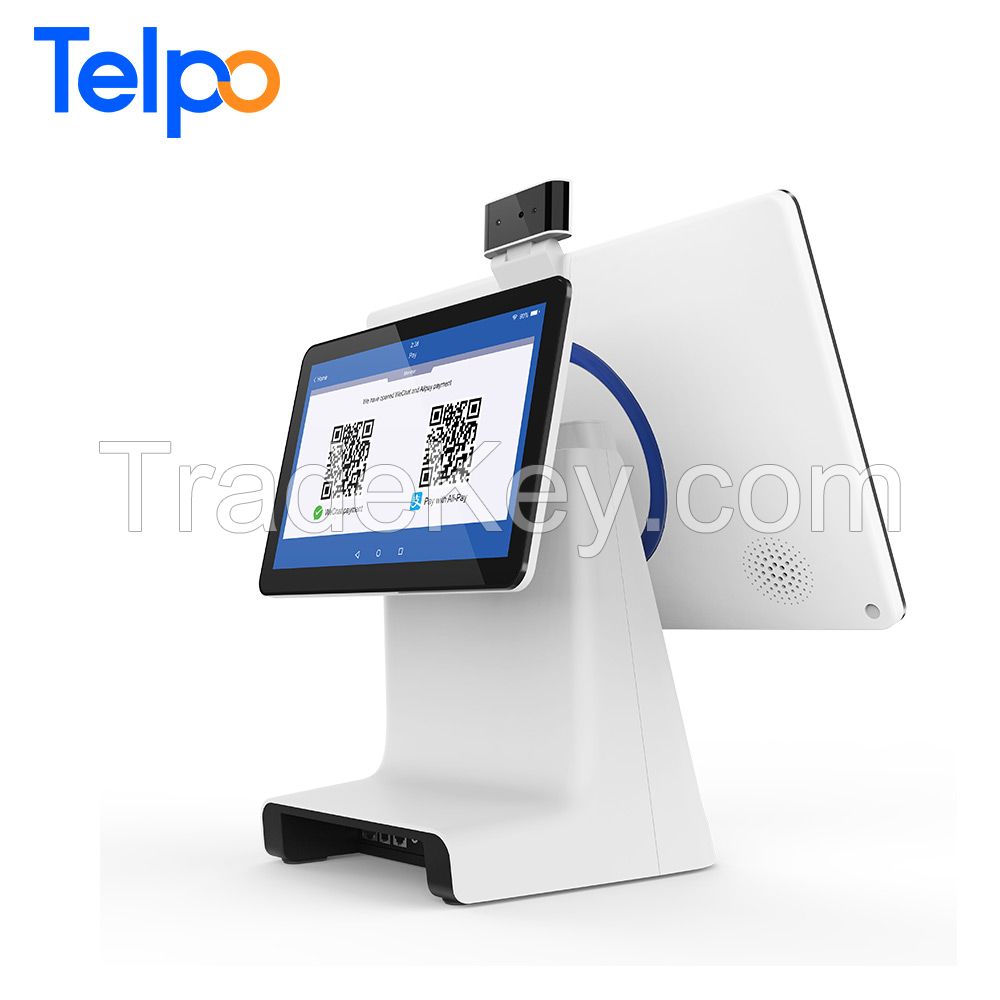 Telpo C1 thermal printer touch screen pos system cashier machine for restaurant