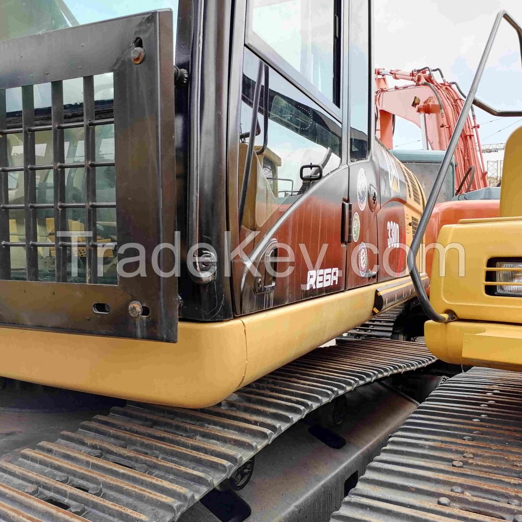 Almost New Caterpillar 330d Crawler Excavator Machine Used Refurbish Cat 330 D Digger for Sale Japan