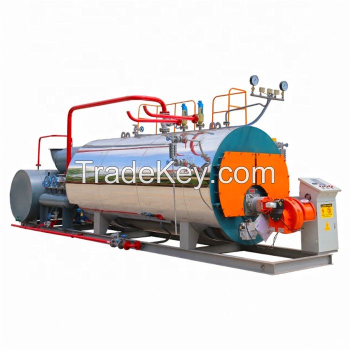 2 4 6 10 ton Industrial oil and gas fired steam boiler for pulp and paper making production line