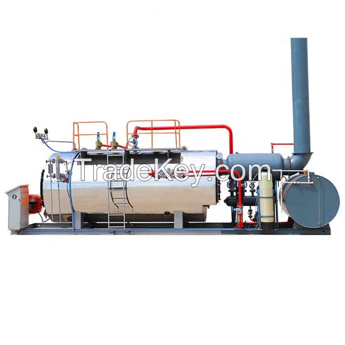 4ton 300hp 4000kg Industrial LNG CNG LPG Gas Oil Fired Steam Boiler for edible oil mill plant