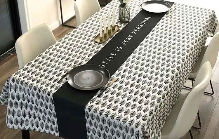 Cotton and Linen tablecloth with TPU Coated waterproof membrane