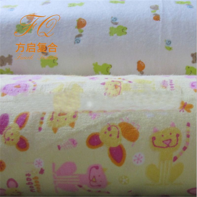 Flannel Fabric Composite Fabric for Baby Dipers