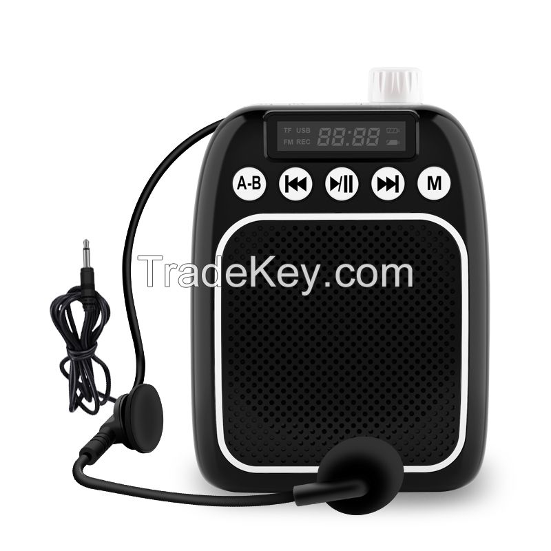 Callvi V303 USB FM Repeat Function Portable Voice Amplifier for Teaching