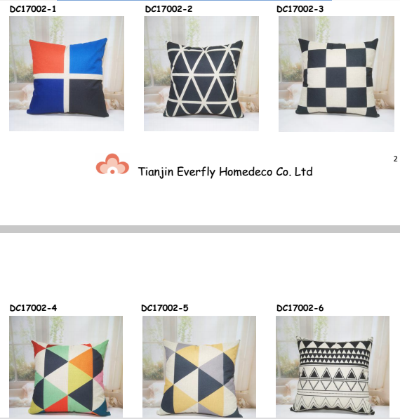 linen-like, original designs, cushion pillow - 100%polyester, 170gsm,