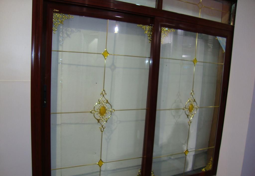 round Decorative georgian bar gold bar for double glazing glass