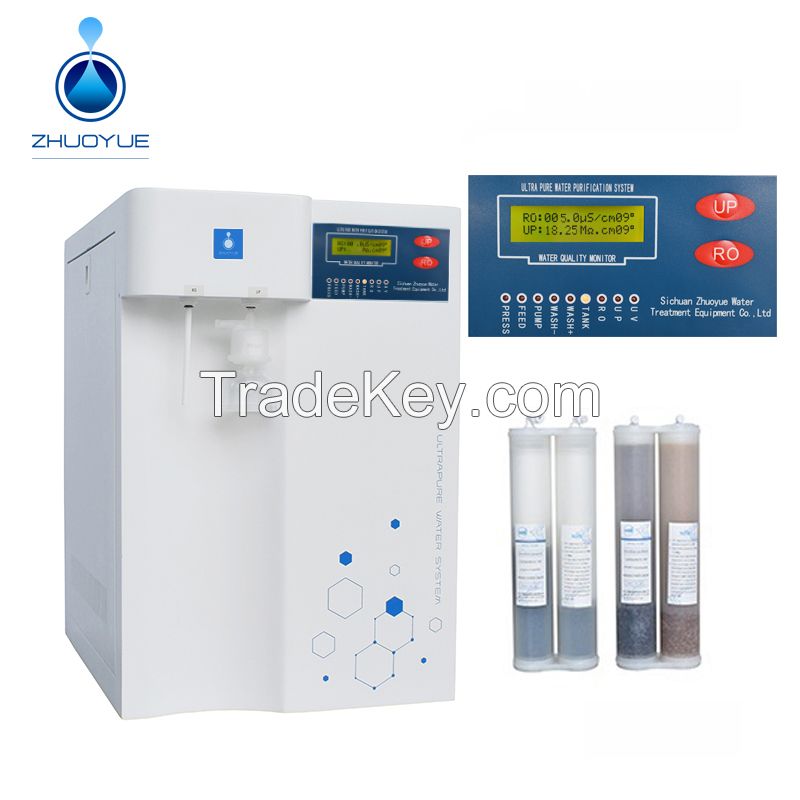 CE Certificate 10ppb Lab Using Aqua DI RO Pure Water Purifier System Machine Price