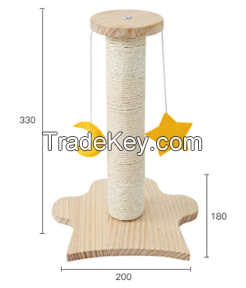 Moon Spring solid wood cat climbing frame - Cat claw YYQ-2