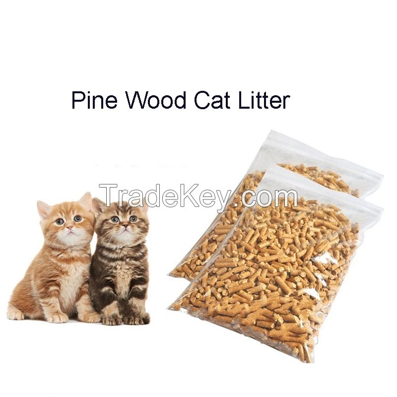 Pine Wood Pellet Cat Litter Kraft Paper Bags