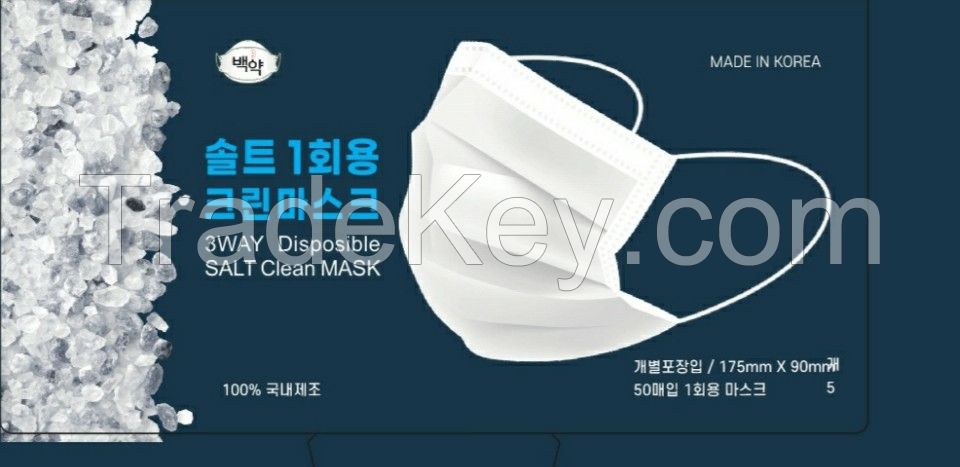 SALT Clean Mask, 3ply Mask, Origin KOREA, LC payment/ T.T