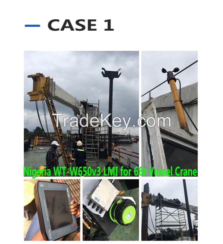 Atex-Certified Oil Rigs Offshore Crane Safe Load Monitoring System for Boom Type Crane safety tracking