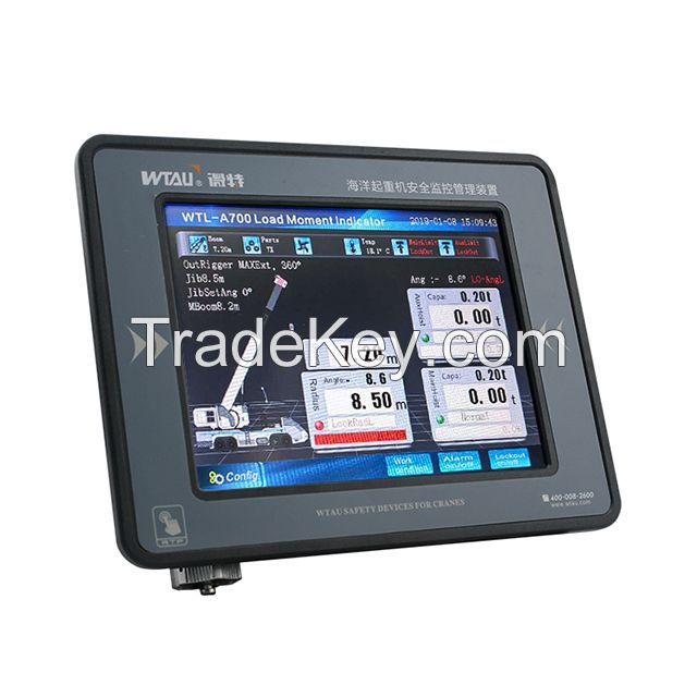Automatic Crane Load Monitoring and Measuring System Wtl A700 Load Moment Indicator for Offshore Cranes