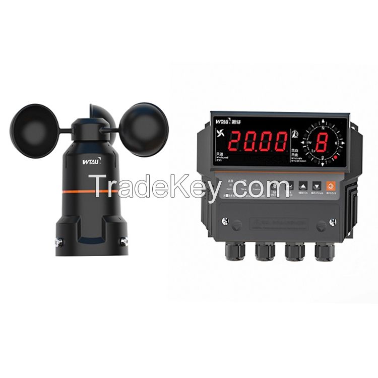 Wind Speed Measuring Anemometers Wtf B500 4-20mA Output with Remote Monitoring Platform