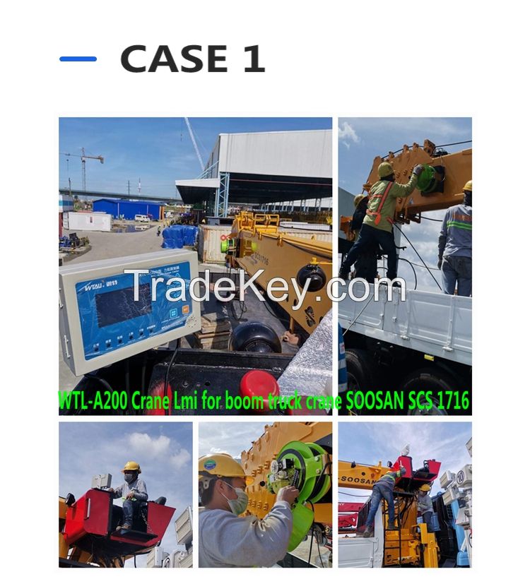 Boom Truck Crane Load Moment Indicator System with Digital Weight