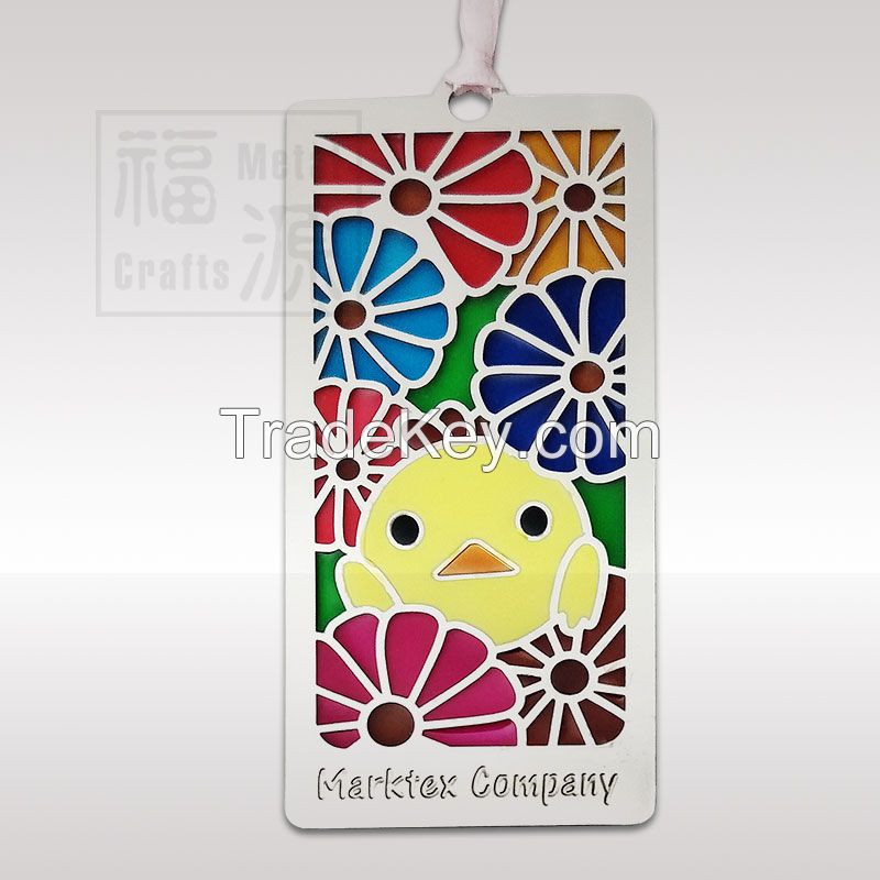 Factory Supply Custom Cartoon Magnet Paper Clip Metal Book Mark Blanks For Stamping