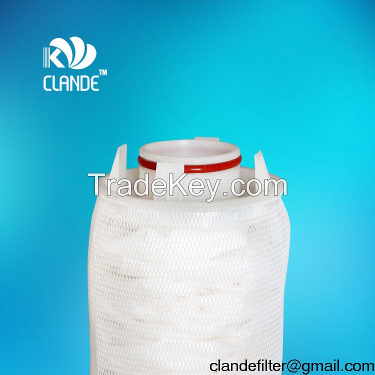 60 inch radial pleated water filter cartridge