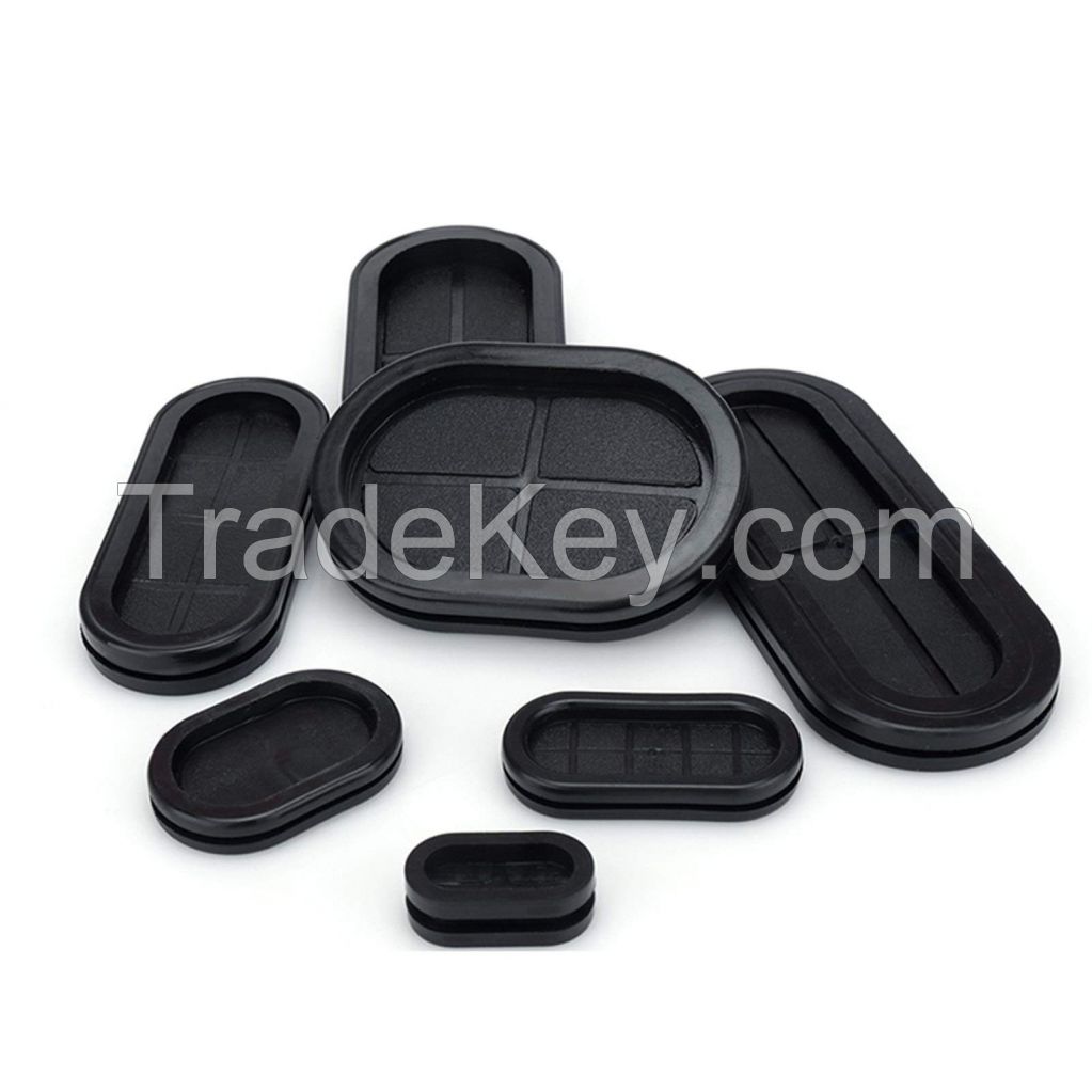 Custom Large Rubber Epdm Grommet Hole Ring Grommet Round Oval Cable Seal Wire Grommet For Automotive