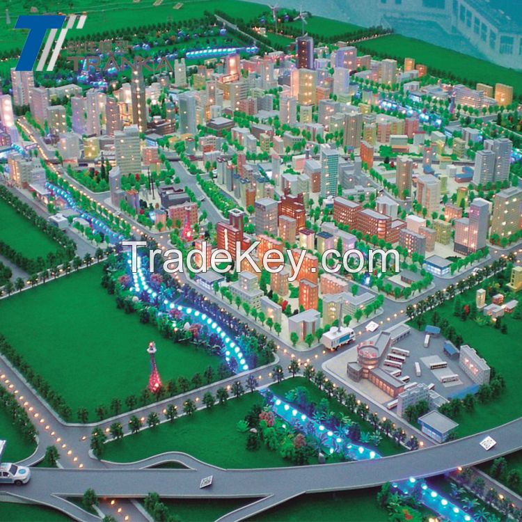 High quality urban planning model for real estate , city scale building