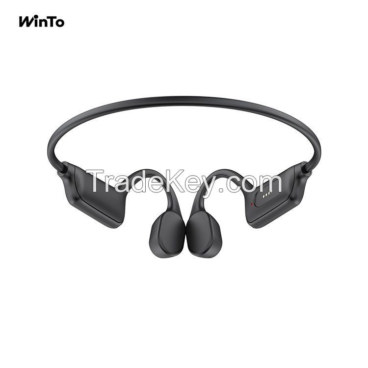 Winto BC300 Bone Conduction Headphone, with Magnetic Charging, Elegant Design,