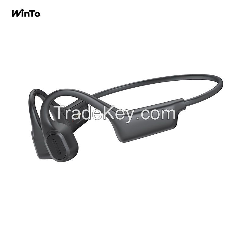 Winto BC300 Bone Conduction Headphone, with Magnetic Charging, Elegant Design,