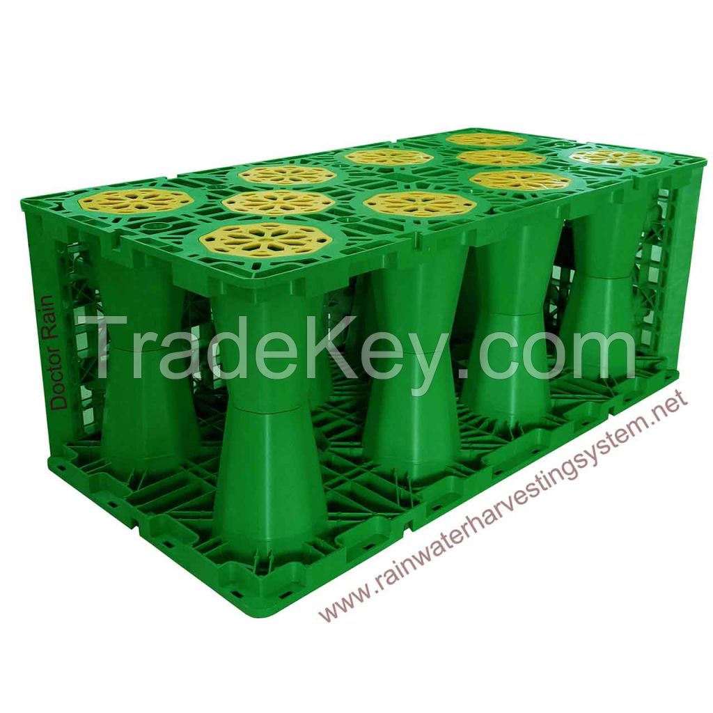Rainwater Stormwater Retention Tank System Module Block Crates