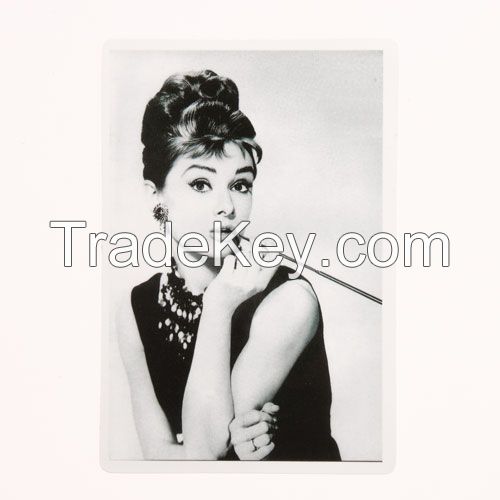 High Quality Custom Stickers | Audrey Hepburn Rectangle Stickers | GS-JJ.com